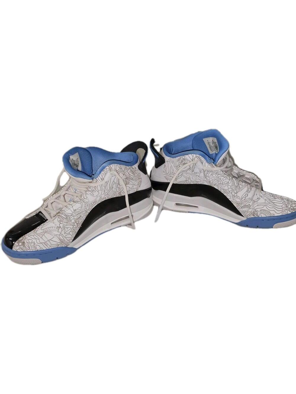 Nike Air Jordan White Black University Blue Dub Zero Men’s Size 9 311046-114